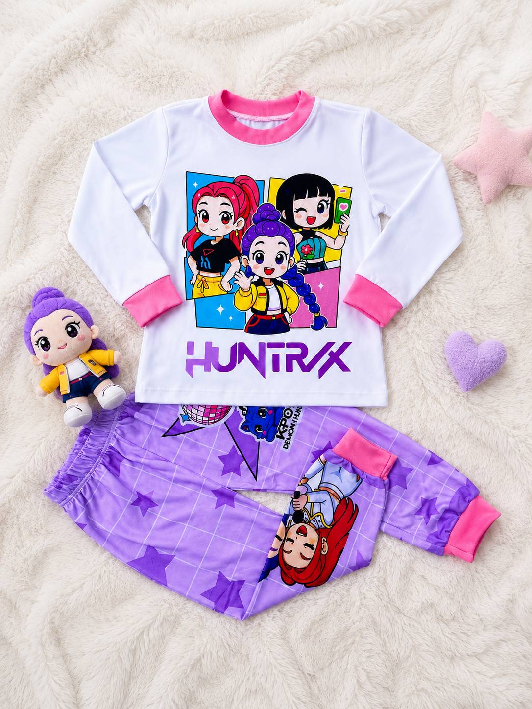 Pijama Guerreras K-Pop Rosada