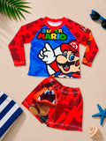 Traje de Baño Mario Bross Rojo