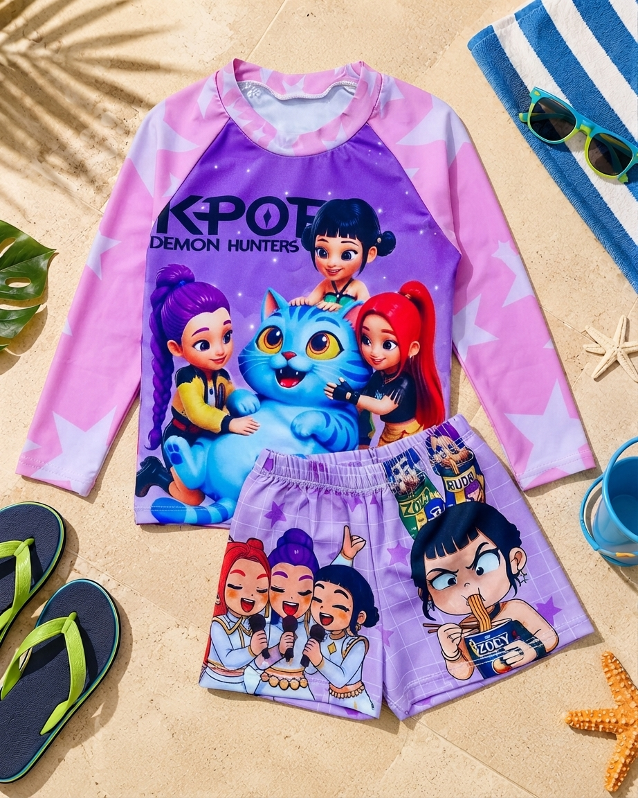 Traje de Baño Guerreras K-Pop Gatico