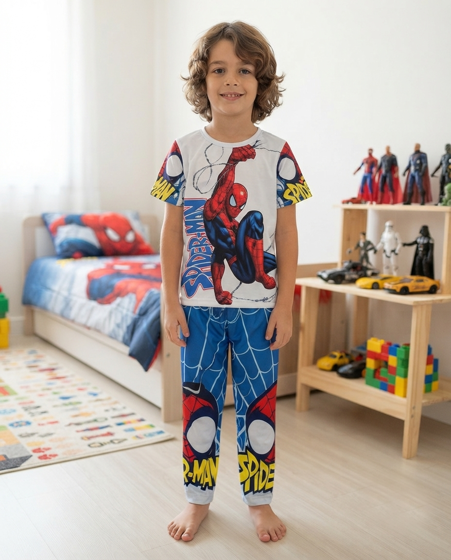 Pijama de Spider-Man Azul