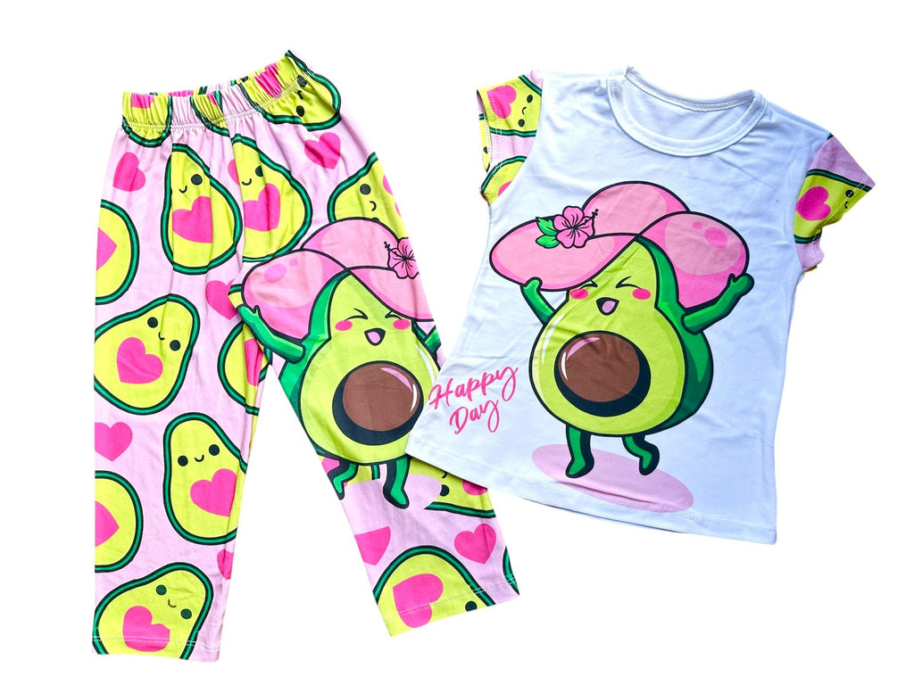 Pijama Aguacaticos y Corazones