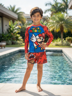 Traje de Baño Mario Bross Rojo