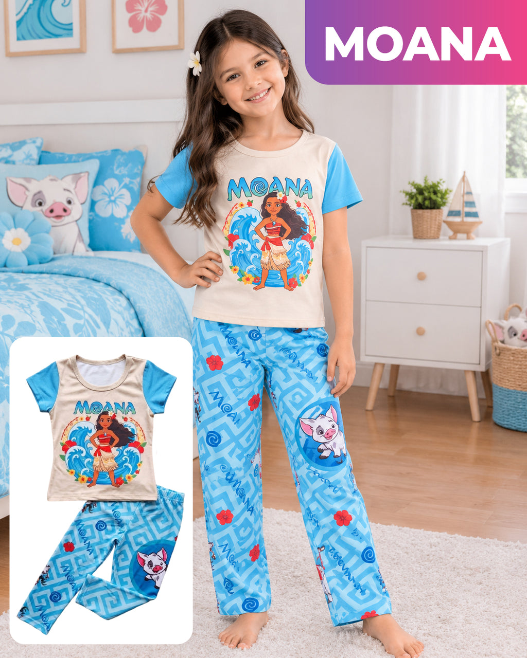 PIJAMA MANGA CORTA NIÑAS SEP