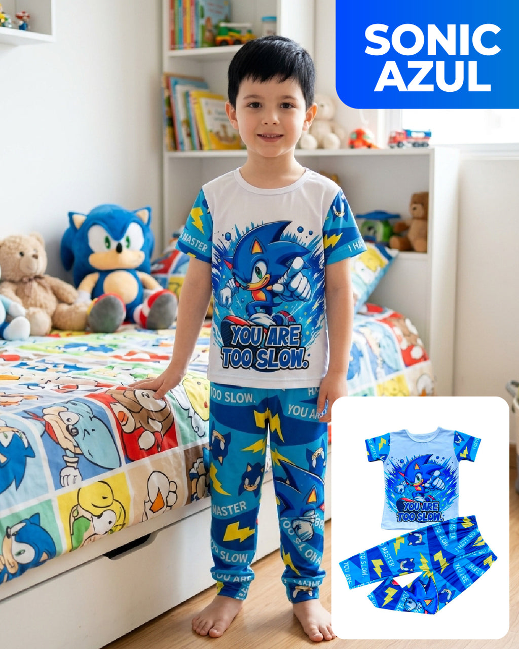 PIJAMA MANGA CORTA NIÑOS SEP