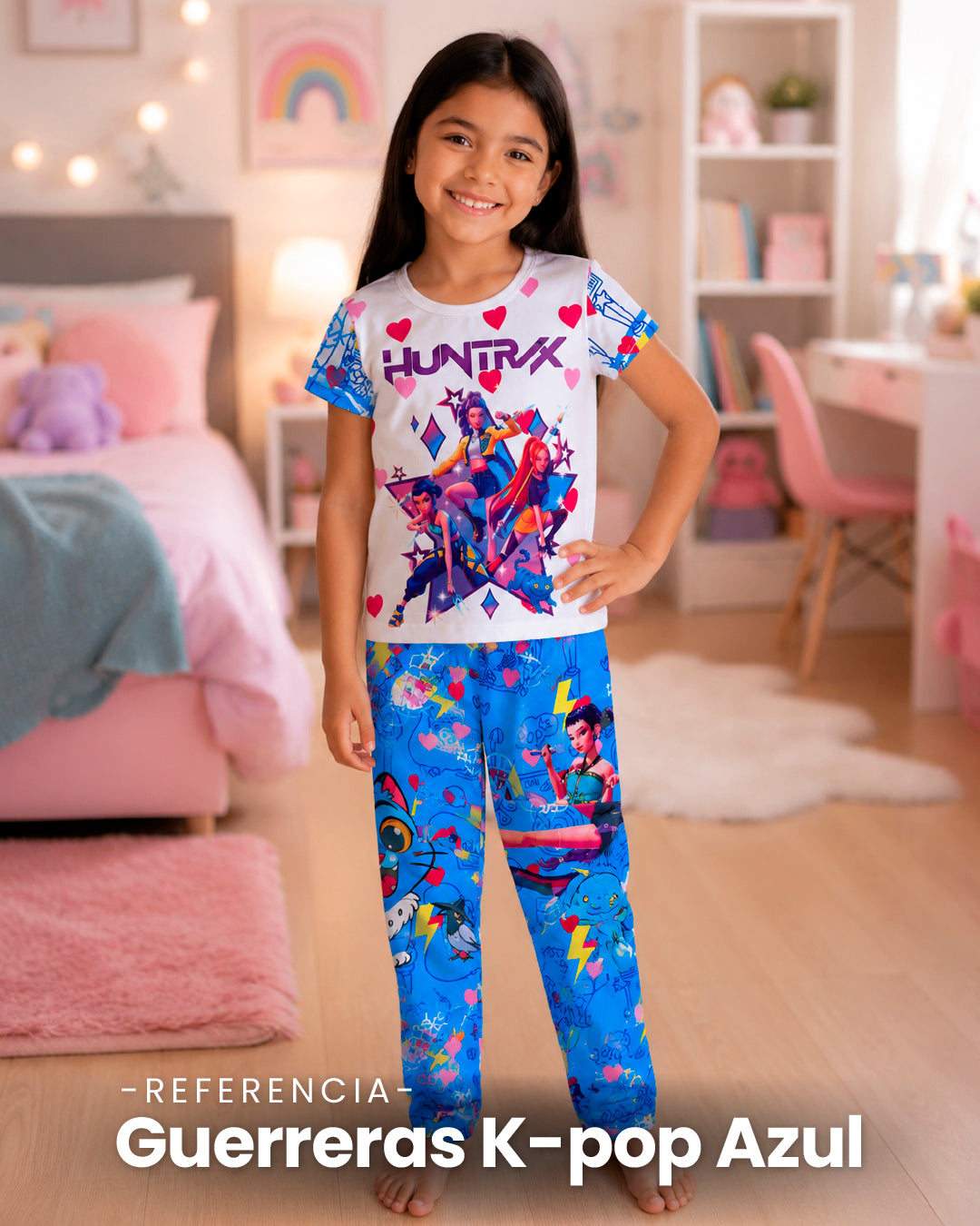 Pijama niña manga corta P1