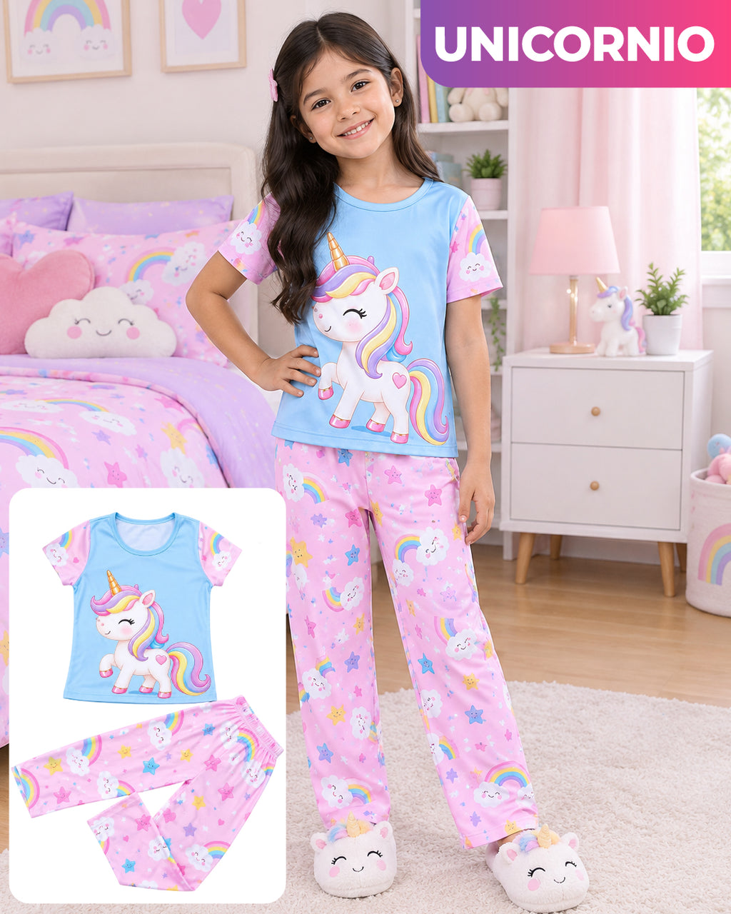 PIJAMA MANGA CORTA NIÑAS SEP
