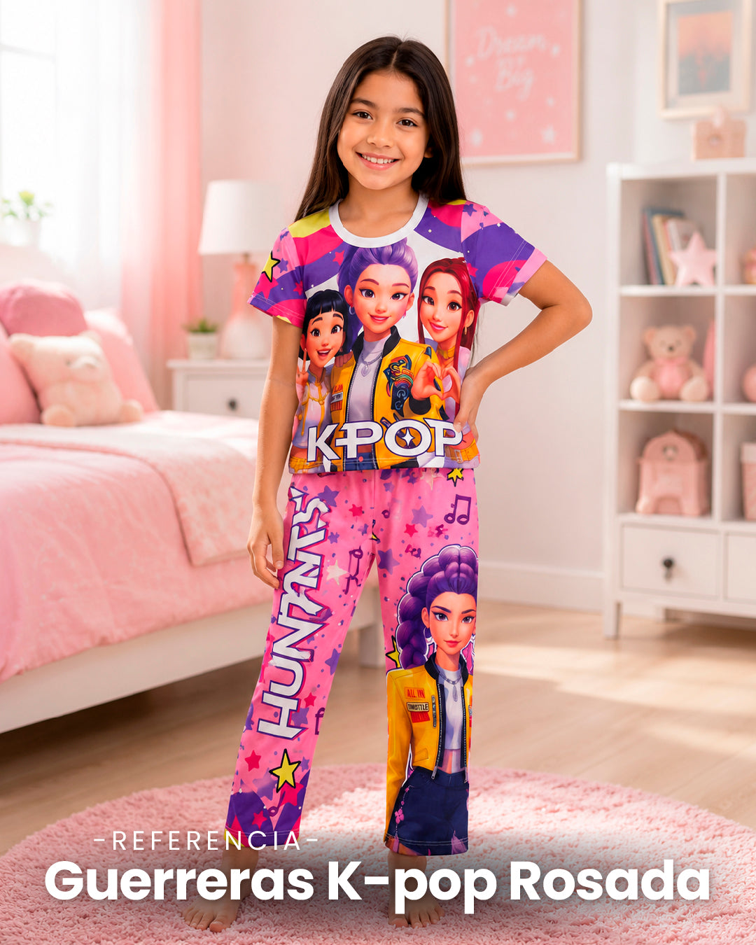Pijama niña manga corta P1